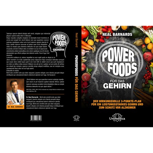 Cover book "Power Foods" for Unimedica