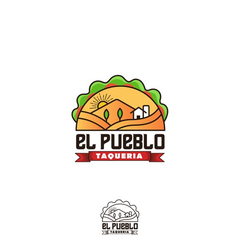 Logo for tex mex food restaurant