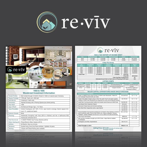 re.viv flyer design