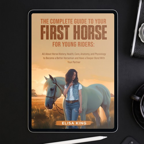 Attractive book cover for horse lovers