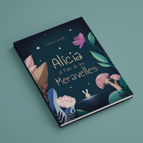 Book design "Alice in Wonderland" 