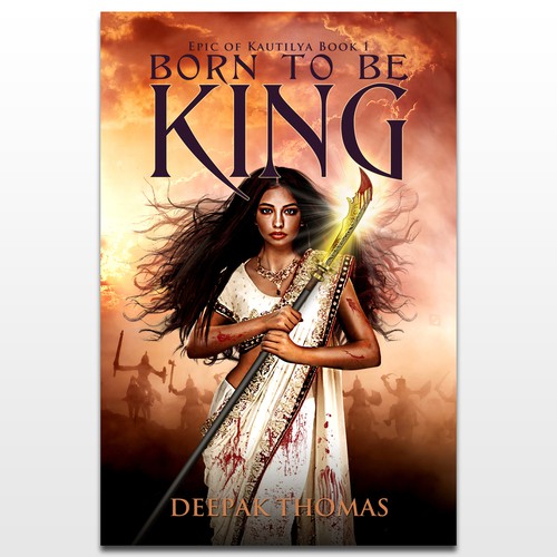 Book Cover for a Hindu Epic Fantasy Novel