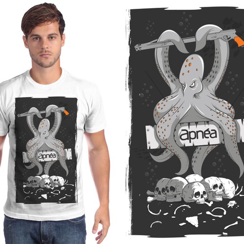A new T-Shirt design for Apnea !