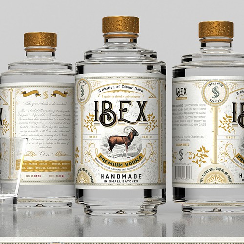 Vodka label - design