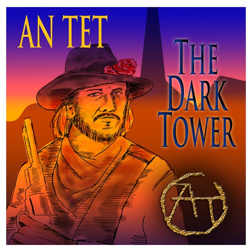 Create an Album Cover for the Dark Tower Album by An Tet.