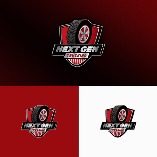 Trucking school logo concept