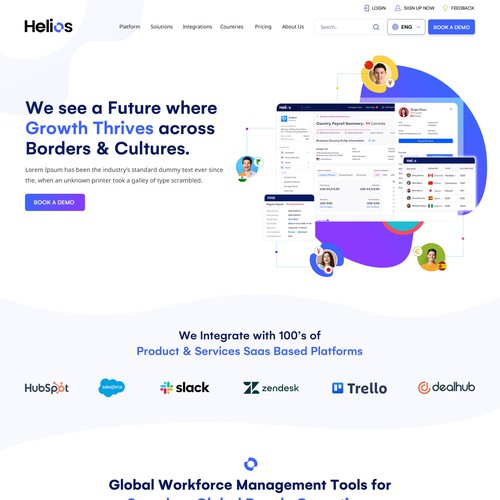 Helios Website Concept