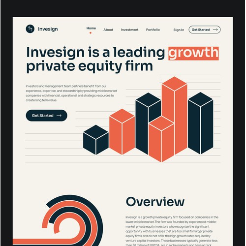 Invesign - Investment Company Website