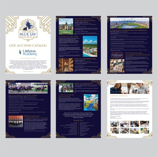 Blue Jay Gala Brochure