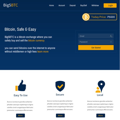 Help us build the best looking bitcoin exchange on the planet