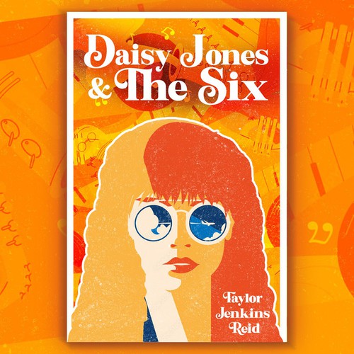 Daisy jones and the six book cover re-design