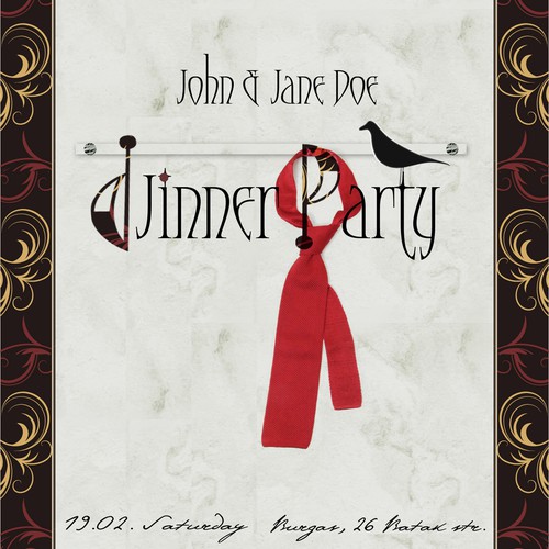 Online Dinner Party Invitation