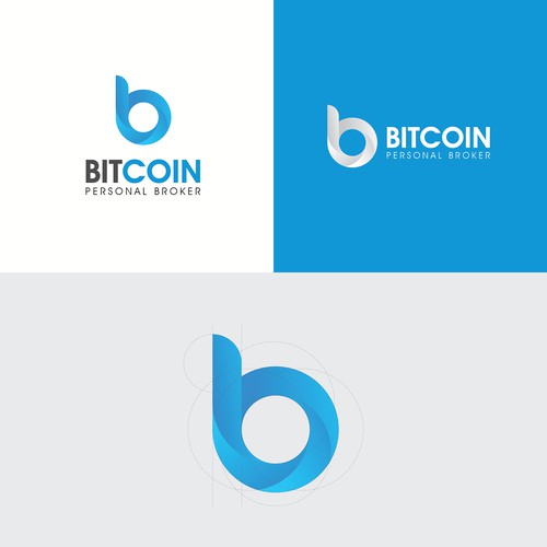 B logo with Golden Ratio