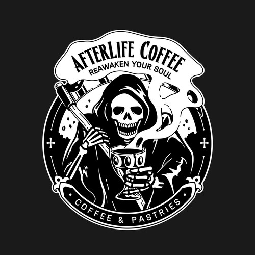 Logo for mobile coffee trailer.