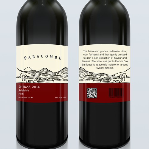 Paracombe Wines Design