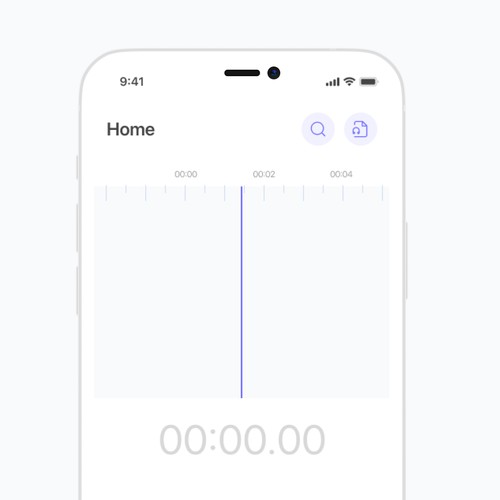 Voice recorder app