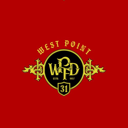 Classic Fire Truck Door Logo