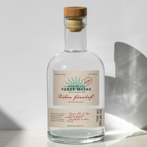 Mezcal label 