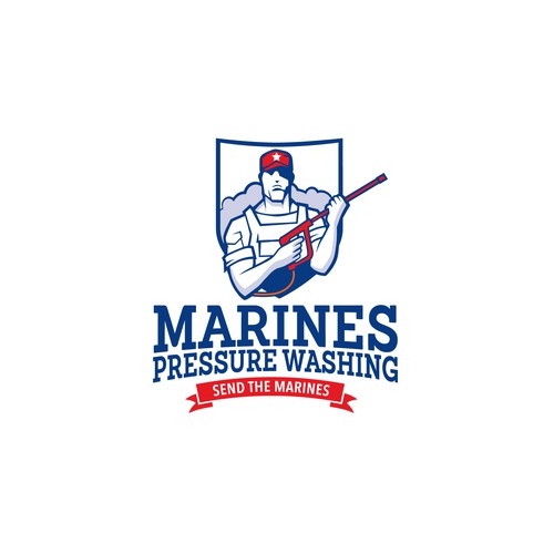 LOGO MARINES PRESSURE WASHING