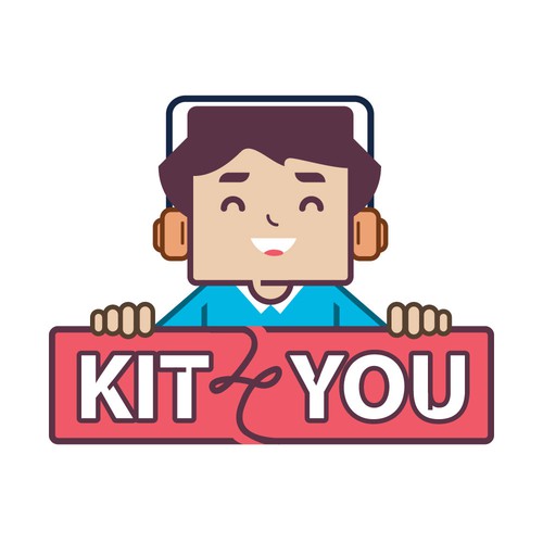Logo & Brand guide for Kit4you - E-commercing essential needs of "kits" in a fun way