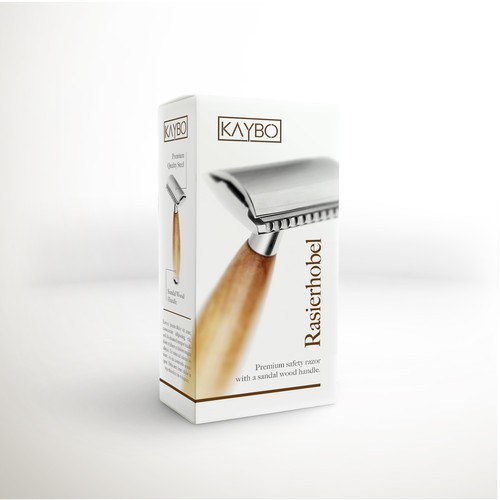 Packaging concept for a razor 