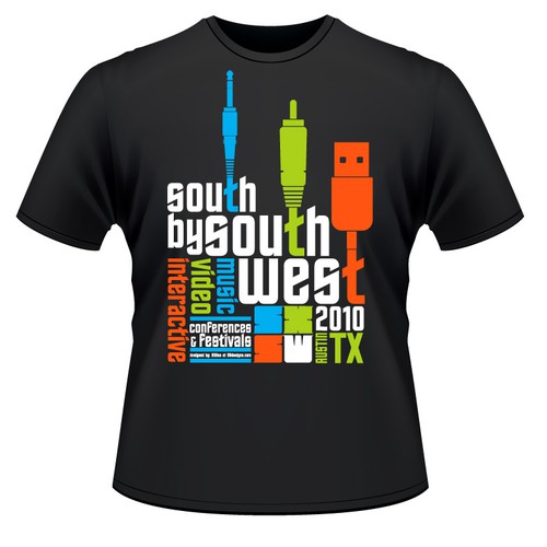 Design Official T-shirt for SXSW 2010 