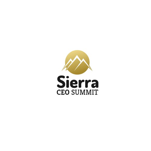 Create a sleek authoritative logo for Sierra CEO Summit