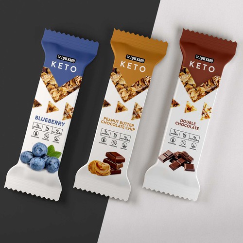 Wrapper design for a Keto Bar