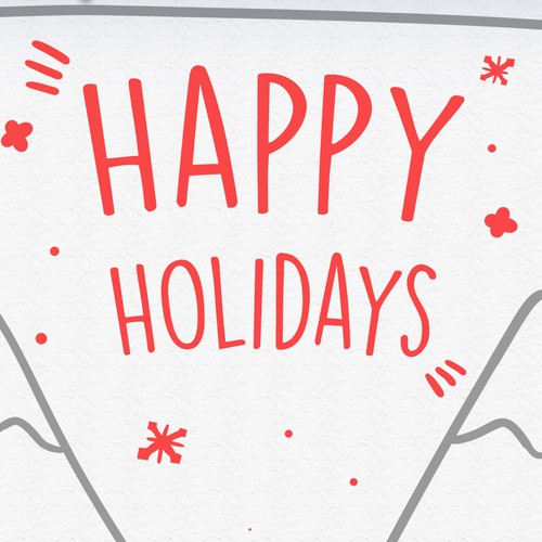 Happy Holiday Card Design