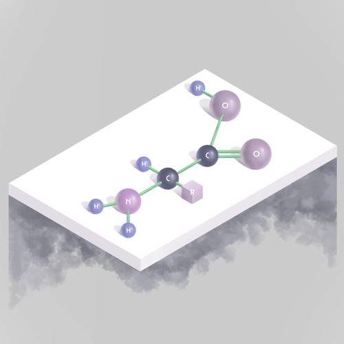 12 Chemical Molecule Illustrations