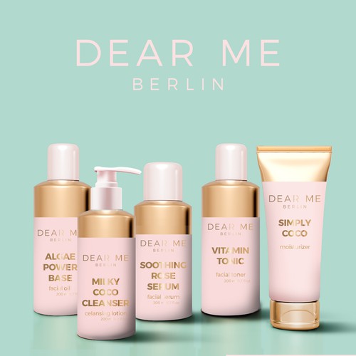 Beauty products line for Dear Me