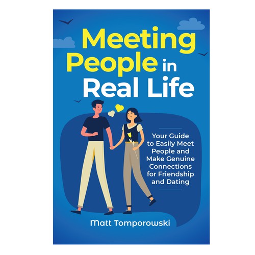 Appealing Book Cover for Dating Guide for Men