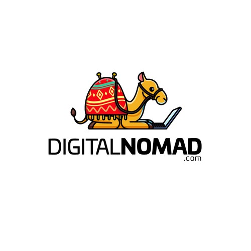 Mascot Logo for Digital Nomad