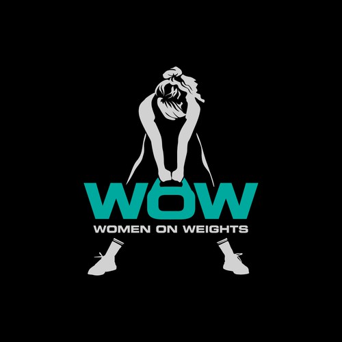 Modern Logo for Women on Weights 