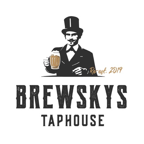 Brewskys Taphouse Identity Design