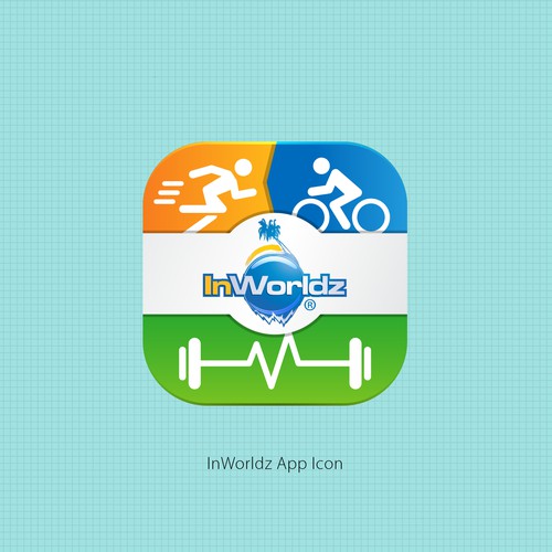 Create an iOS icon for virtual fitness app!