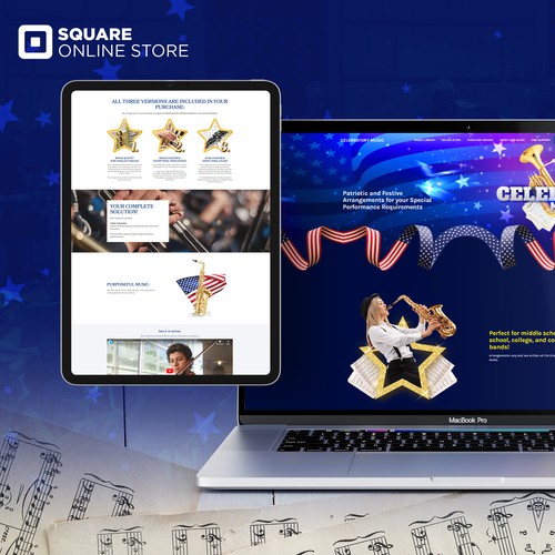 Music Arranger for Square Online Service Site