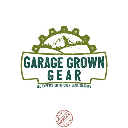 Grunge logo for Outside Gear online magazine