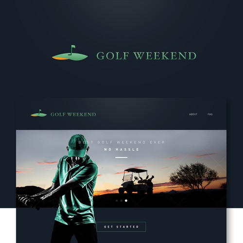 Golf Weekend Website Design