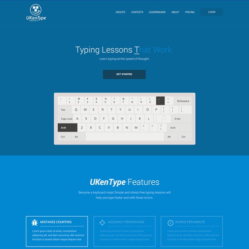 Web Design for UKenType