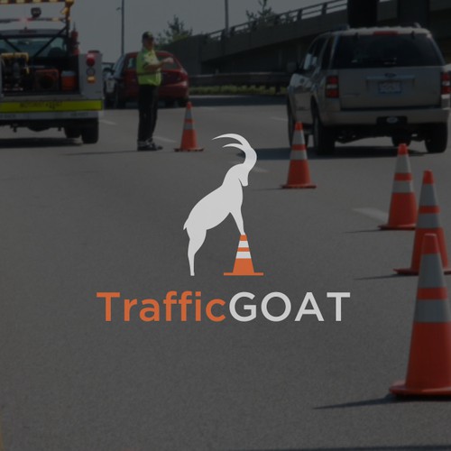 TrafficGOAT Logo for a traffic control company