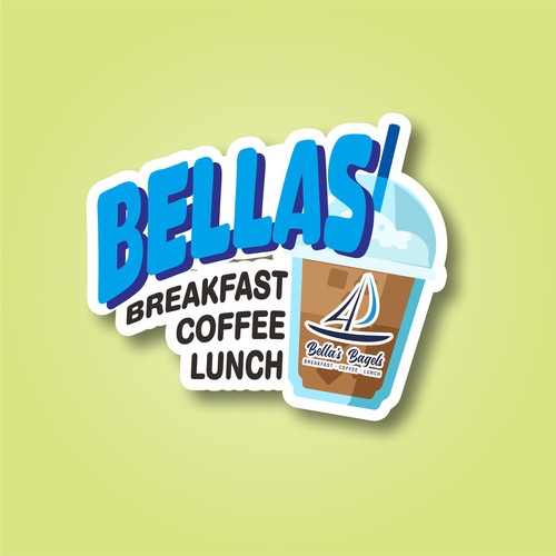 Bellas Cold Brew Sticker