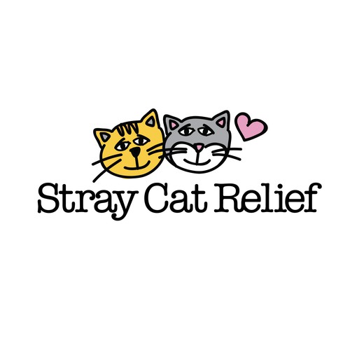 Logo para hogar de gatos callejeros