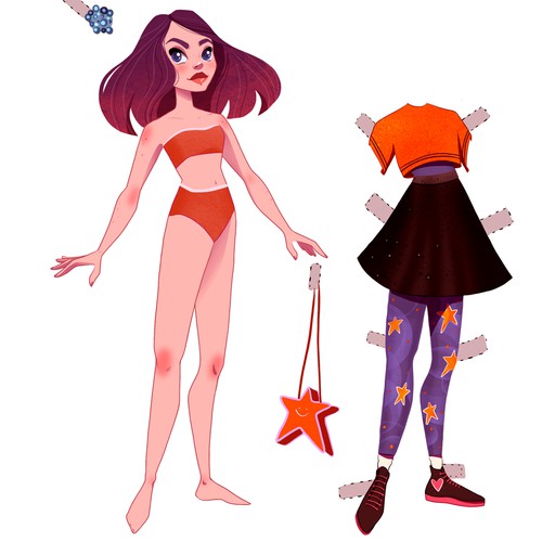 Paper Doll Character