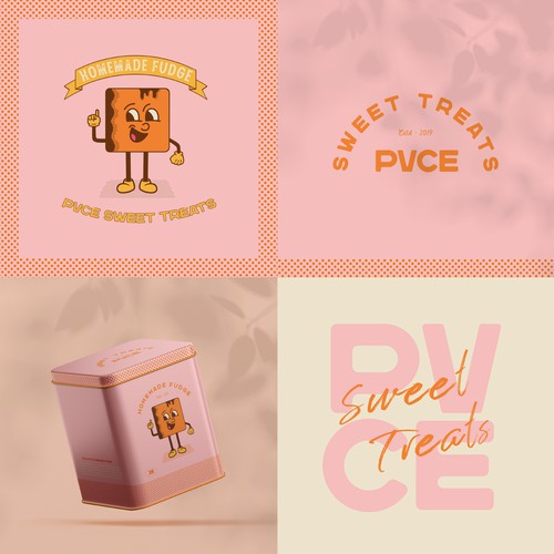 PVCE Sweet Treats - Homemade Fudge - Logo Design & Branding