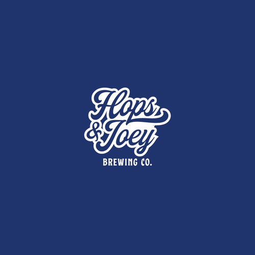 Typographic beer logo