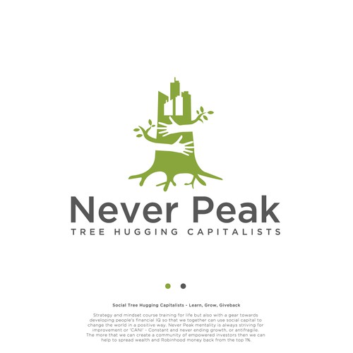 Never Peak Logo