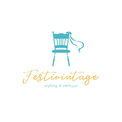 Logo concept for a company renting furniture for weddings/events
