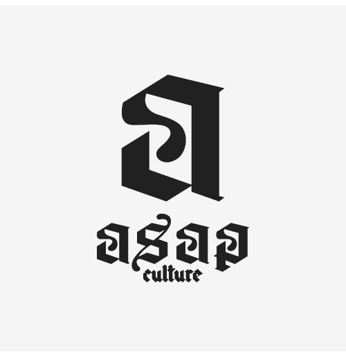Futuristic luxurious logo for clothing streetwear brand @asapculture.atx