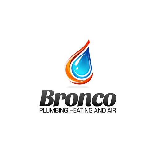 Create a winning design for Bronco Plumbing Heating and Air